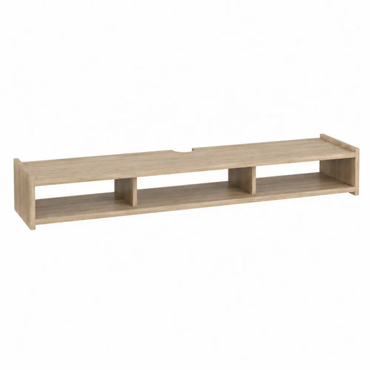 Mobile TV in MDF con Scomparti Rovere Chiaro 140x30x20 cm